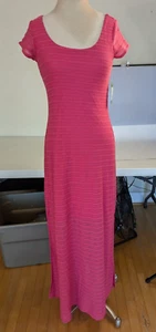 Lilly Pulitzer Ramsay Lipstick Pink Pier Stripe Knit Maxi Dress Size S NWT - Picture 1 of 10