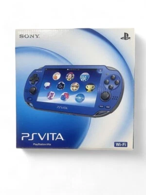 Console Sony Playstation PS Vita Wi-Fi PCH-1000 ZA04 blu zaffiro con scatola #149 - Immagine 1 di 4