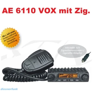 ALBRECHT AE 6110 VOX mini CB Funkgerät 4W AM FM mit 12Volt ZIGSTECKER  - Bild 1 von 4