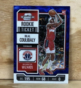 Boleto Panini Contenders Optic Bilal Couliby RC 2023-24 azul internacional 18/45 - Imagen 1 de 2