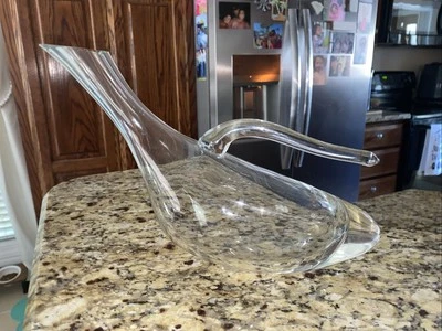 RARE Riedel Glass Duck Wine Stock Farm Club Decanter Glassware - Image 1 of 4