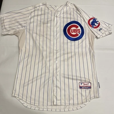 (LEER) Majestic Auténtico Kris Bryant Chicago Cubs MLB Jersey Blanco Casa 48 Foto 1 de 4