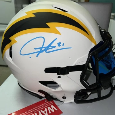 Ladainian Tomlinson Signed Los Angeles, Chargers, Full Size Authentic Helmet BAS - Image 1 of 4