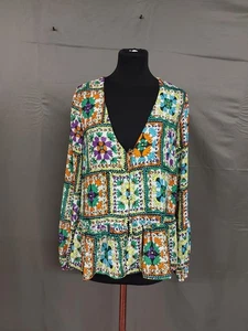 NEVER FULLY DRESSED colourful blouse size M - Picture 1 of 4