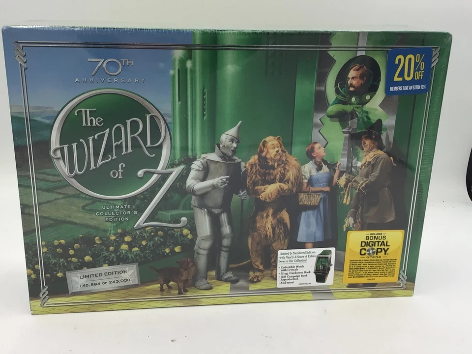 Волшебник страны Оз 70-летие окончательное коллекционное издание бокс-сет новый запечатанный - Изображение 1 из 4