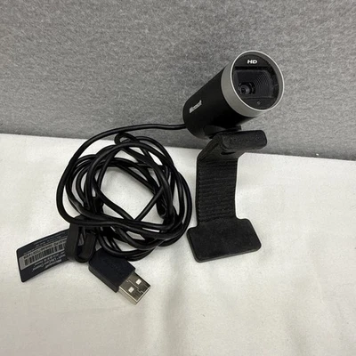 Microsoft LifeCam Cinema 720p HD Webcam #1393 - Black Tested - Image 1 of 4