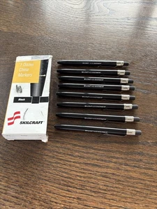8- Vintage SKILCRAFT US Government China Markers Wax Pencils & Original Box - Picture 1 of 5