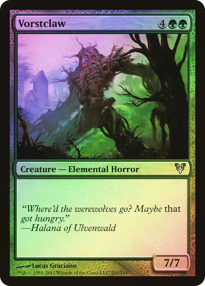MTG FOIL Vorstclaw  - Avacyn Restored #201 - Image 1 of 1