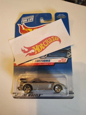 Hot Wheels Callaway C-7 primera edición Foto 1 de 3