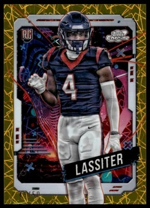 2024 Chrome Cosmic #139 Kamari Lassiter Gold Interstellar Refractors /50 Texans - Picture 1 of 2
