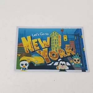 Tarjeta postal Disney Doorables Let's Go to New York serie 1 exclusiva de Walmart - Imagen 1 de 4