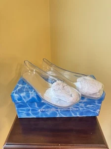Jeffery Campbell Balanced Clear Jelly Shoes NEW In Box Size 8 from Free People - Picture 1 of 4