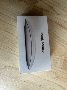 Apple Magic Mouse (Model A1657) - Rechargeable, Bluetooth, USB-C Cable Included - Photo 1/4
