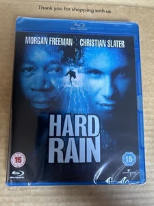 Hard Rain (1998) Rare UK Blu-ray Morgan Freeman Christian Slater NEW & SEALED - Picture 1 of 3