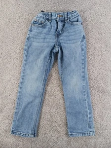 Wonder Nation Girls Denim Jeans 6 Straight Cotton Blend - Picture 1 of 15