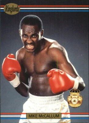 1991 RINGLORDS BOXING CARDS - Highly Collectible Card #23 - Mike McCallum 😎 - Image 1 of 2
