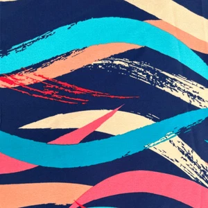 Abstract Pattern on Poly Moroccan Fabric - Style P-3499-754 - Picture 1 of 6