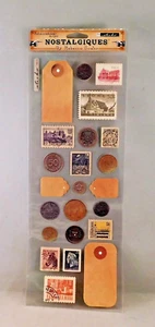 Álbum de recortes de diario de nostálgicos de lugar lejano pegatinas estampillas de monedas éxito EK - Imagen 1 de 1