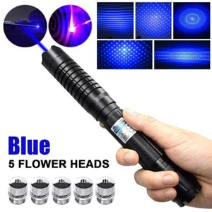 500m Blue Laser Pointer Pen High Power Laser Visible Beam Dot Light SOS Torch # - Picture 1 of 12