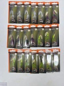 21x Lot READY 2 FISH Inline Spinner Fishing Lures 1/8oz Trout Panfish Bass - Picture 1 of 7