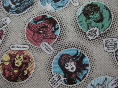 Tela Marvel Hulk Spider-Man Capitán América Iron Man 43" X 60" 364 Foto 1 de 4