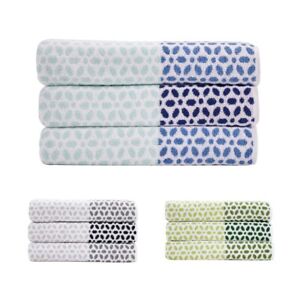 Christy Bath Hand Towels - Midori Patterned 100% Combed Cotton Highly Durable