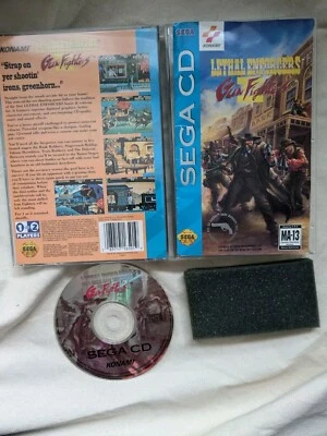 1994 Lethal Enforcers II Gun Fighters Sega CD CIB Manual Case Complete Working - Image 1 of 4