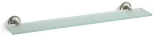 Kohler K-14440-BN Purist 22-1/2" Brass And Tempered Glass Bathroom Shelf - Picture 1 of 2