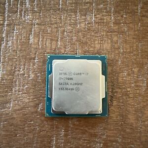 Intel Core i7  7700K 4.2GHz 6MB/8 GT/s SR33A LGA 1151 Processor TESTED WORKS!