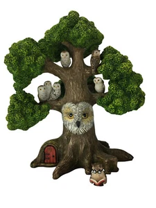 Fairy Garden Miniature Tree - Theodore the Owl’s Miniature Tree (9.5 Inch Tall) - Picture 1 of 12