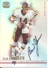Brad Johnson Washington Redskins/Bucs/ Florida State Personally Autographed Card