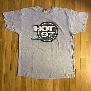 Hot 97 FM Blazin’ Hip Hop And R&B Shirt Mens 2XL Gray Streetwear Culture Rap NY - Bild 1 von 9