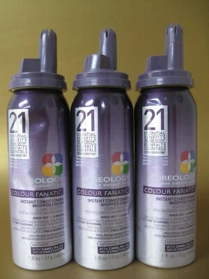 Crema batida acondicionadora instantánea Pureology Colour Fanatic abolladuras de 1,8 oz (3 latas) Foto 1 de 4