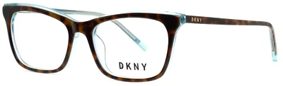 DKNY DK5046 237 Tortoise Blue Womens Semi Cat Eye Full Rim Eyeglasses 51-16-135 - Image 1 of 4
