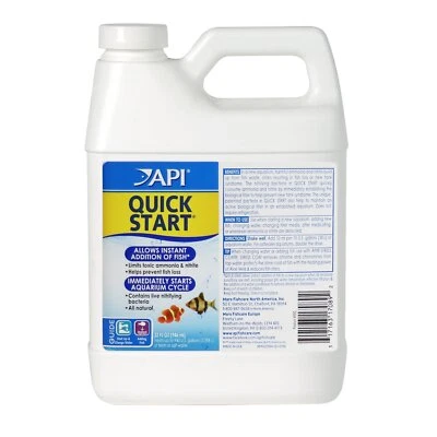 API Quick Start Freshwater Saltwater Aquarium Nitrifying Bacteria 32 Ounce - Image 1 of 4