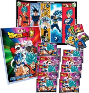 50 packs + ALBUM + BOARD - Dragon Ball STAKS 2021 PANINI Magnets Collection - Picture 1 of 7