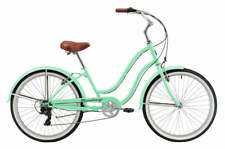 Firmstrong SIREN 26" Lady's Beach Cruiser Bike SHIMANO 7-Speed Green