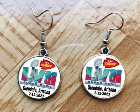 kansas City Chiefs Earring Cover