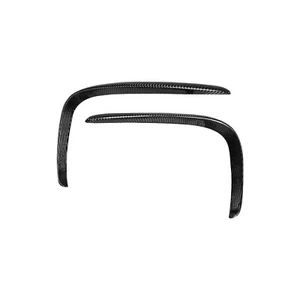 Real Carbon Rear Bumper Splitters Canard Fins Cover For Benz GLC43 AMG 2017-2019 - Picture 1 of 8