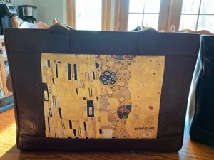 Stephanie rise Telluride tote with Klimt Kiss abstract - Picture 1 of 7