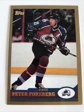 NHL Card, Peter Forsberg, Topps 1999-00, Colorado