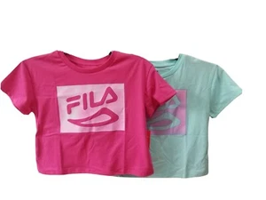 2-FILA T-shirt GIRLS  LOGO TEE SIZE (S-7/8)🥰 2-CAMISETA DE NINAS FILA(S 7/8 (#3 - Picture 1 of 12