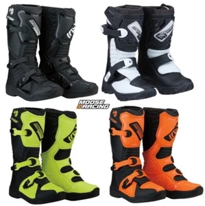 Moose Racing M1.3 Youth/Kids MX Motocross Offroad ATV Boots - Pick Size/Color - Picture 1 of 13