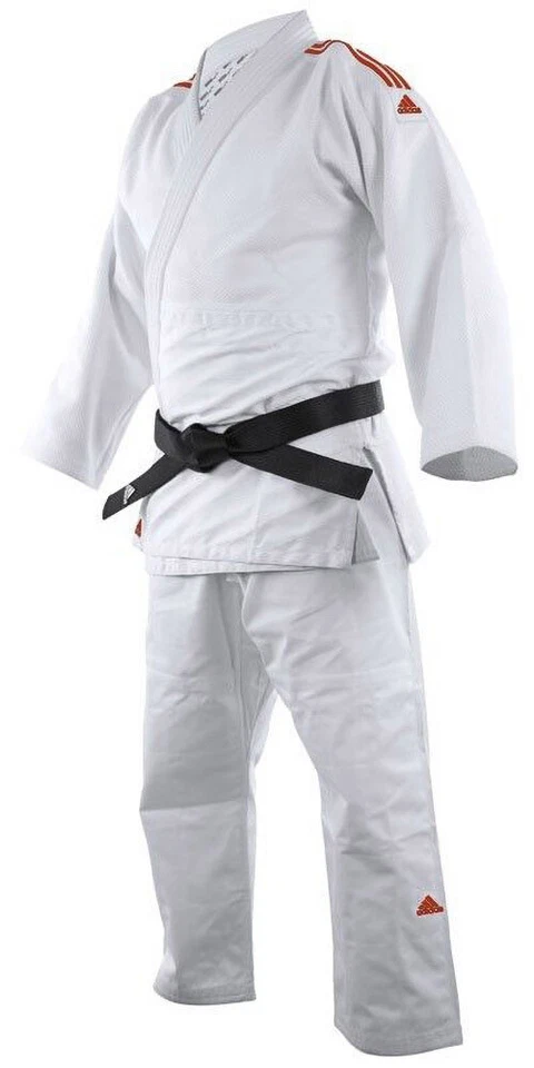 adidas Judoanzug J650 Contest Weiß/Rot - Bild 1 von 1