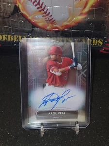 2022 Bowman Sterling Arol Vera Prospect Auto Autograph #PA-AV Angels - Picture 1 of 2