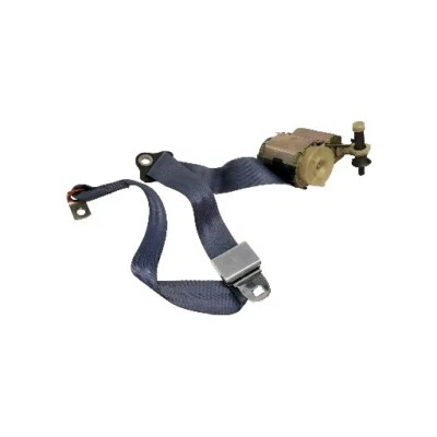 Cinto de segurança 1977-85 fabricante de equipamento original GM Oldsmobile Delta 88 dianteiro direito passageiro lateral - Azul  - Imagem 1 de 4