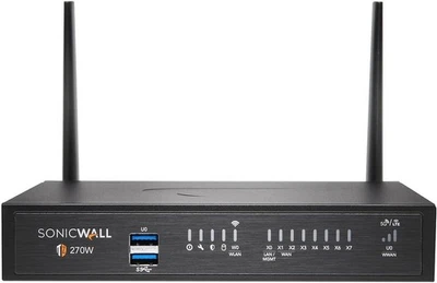 Dispositivo de seguridad de red inalámbrica Sonicwall TZ270W (02-SSC-2823) - Caja abierta Foto 1 de 4