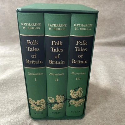 Folio Society Folk Tales of Britain by Katharine Briggs 3 vol w/slipcase NrMT OB - Image 1 of 4