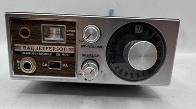Radio CB Ray Jefferson Marine/Mobile CB-905 de colección sin probar Foto 1 de 4