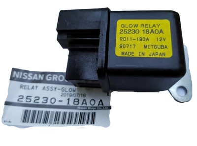 Relé de bujías incandescentes Nissan Patrol GQ Y60 25230-18A0A genuino OEM Foto 1 de 2